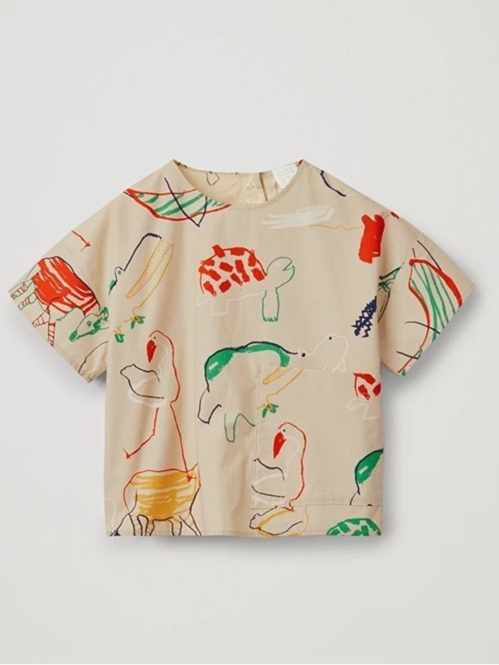 COS Kids Animal Scribble Top